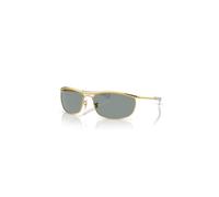Ray-Ban Sunglasses Unisex Olympian I Deluxe - Arista Gold Frame Blue Lenses 62-18