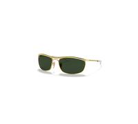 Ray-Ban Sunglasses Unisex Olympian I Deluxe - Arista Gold Frame Green Lenses 62-18