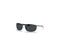 Ray-Ban Sunglasses Unisex Olympian I Deluxe - Black Frame Blue Lenses 62-18