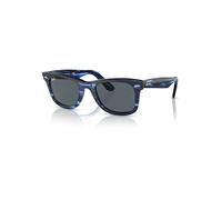 Ray-Ban Sunglasses Unisex Original Wayfarer Bio-based - Striped Blue Frame Blue Lenses 50-22