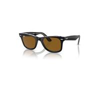 Ray-Ban Sunglasses Unisex Original Wayfarer Classic - Black On Transparent Frame Brown Lenses 54-18