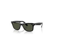 Ray-Ban Sunglasses Unisex Original Wayfarer Classic - Black On Transparent Frame Green Lenses 50-22