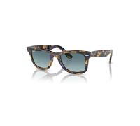 Ray-Ban Sunglasses Unisex Original Wayfarer Classic - Yellow & Blue Havana Frame Blue Lenses 50-22