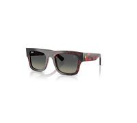 Ray-Ban Sunglasses Unisex Rb2217m Scuderia Ferrari Collection - Red Havana Frame Grey Lenses 53-21