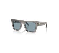 Ray-Ban Sunglasses Unisex Rb2217m Scuderia Ferrari Collection - Transparent Grey Frame Blue Lenses 53-21