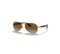 Ray-Ban Sunglasses Unisex Rb3549 - Gold Frame Brown Lenses Polarized 61-16