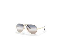 Ray-Ban Sunglasses Unisex Rb3689 Bi-gradient - Arista Gold Frame Blue Lenses 58-14