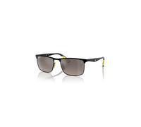 Ray-Ban Sunglasses Unisex Rb3726m Scuderia Ferrari Collection Polarized+ Lenses - Black Frame Grey Lenses Polarized 57-18