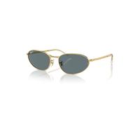 Ray-Ban Unisex Sunglass RB3734 - Frame color: Arista Gold, Lens color: Dark Blue