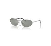 Ray-Ban Sunglasses Unisex Rb3734 - Silver Frame Green Lenses 56-18