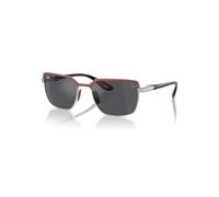 Ray-Ban Sunglasses Unisex Rb3743m Scuderia Ferrari Collection - Black Frame Grey Lenses 58-19