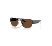 Ray-Ban Sunglasses Unisex Rb3756 Polarized+ Lenses - Sand Green Frame Brown Lenses Polarized 56-18