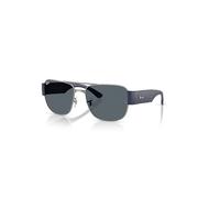 Ray-Ban Sunglasses Unisex Rb3756 - Sand Dark Blue Frame Blue Lenses 59-18