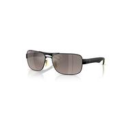 Ray-Ban Sunglasses Unisex Rb3763m Scuderia Ferrari Collection Polarized+ Lenses - Black Frame Grey Lenses Polarized 64-17