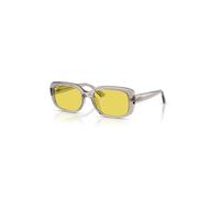 Ray-Ban Sunglasses Unisex Rb4421d Bio-based - Transparent Light Beige Frame Yellow Lenses 56-18