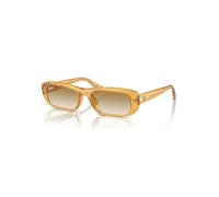 Ray-Ban Sunglasses Unisex Rb4436d Bio-based - Transparent Yellow Frame Brown Lenses 55-16