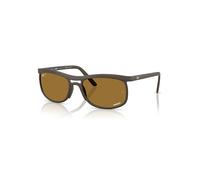 Ray-Ban Sunglasses Unisex Rb4452 Polarized+ Lenses Liteforce - Sand Brown Frame Brown Lenses Polarized 59-20