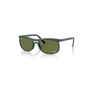 Ray-Ban Sunglasses Unisex Rb4452ch Chromance Liteforce - Sand Green Frame Green Lenses Polarized 56-20