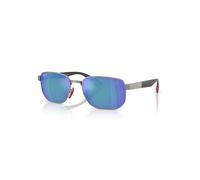 Ray-Ban Sunglasses Unisex Rb8329m Scuderia Ferarri Collection Polarized+ Lenses - Matte Gunmetal Frame Grey Lenses Polarized 59-19
