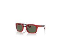 Ray-Ban Sunglasses Unisex Rb8362m Scuderia Ferrari Collection - Dark Carbon Frame Green Lenses 53-25