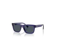 Ray-Ban Sunglasses Unisex Rb9196s Kids Bio-based - Transparent Violet Frame Grey Lenses 49-17