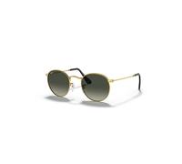 Ray-Ban Sunglasses Unisex Round Metal @collection - Gold Frame Grey Lenses 50-21