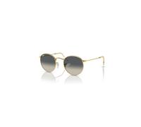 Ray-Ban Sunglasses Unisex Round Metal - Gold Frame Grey Lenses 47-21
