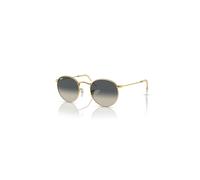 Ray-Ban Sunglasses Unisex Round Metal - Gold Frame Grey Lenses 50-21