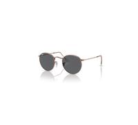 Ray-Ban Sunglasses Unisex Round Metal Rose Gold - Rose Gold Frame Grey Lenses 47-21