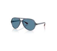 Ray-Ban Sunglasses Unisex Scuderia Ferrari Monza Ltd | Rb4125m - Transparent Blue Frame Blue Lenses Polarized 57-14