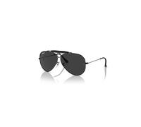Ray-Ban Sunglasses Unisex Shooter Reloaded - Black Frame Black Lenses Polarized 58-09