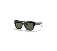 Ray-Ban Sunglasses Unisex State Street - Black Frame Green Lenses Polarized 49-20