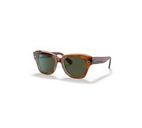 Ray-Ban Sunglasses Unisex State Street - Havana Frame Green Lenses 49-20