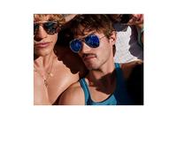 Ray-Ban Sunglasses Unisex The Outdoorsman By Dolce&gabbana - Arista Gold Frame Blue Lenses 58-14