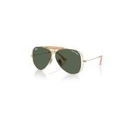 Ray-Ban Sunglasses Unisex The Shooter By Dolce&gabbana - Arista Gold Frame Green Lenses 53-09