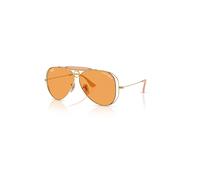 Ray-Ban Sunglasses Unisex The Shooter By Dolce&gabbana - Arista Gold Frame Orange Lenses 58-09