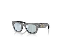 Ray-Ban Sunglasses Unisex Wayfarer Puffer Crystal Pavè Edition - Black Frame Green Lenses 47-23