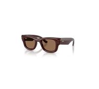 Ray - Ban Unisex Ray - Ban A$AP Rocky RB4940 WAYFARER PUFFER 687773 Sunglasses Nylon Brown Brown Squared Normal