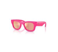 Ray-Ban Sunglasses Unisex Wayfarer Puffer Special Collection - Pink Frame Brown Lenses 47-23