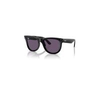 Ray-Ban Unisex Sunglass RBR0502S Wayfarer Reverse - Frame color: Black, Lens color: Violet