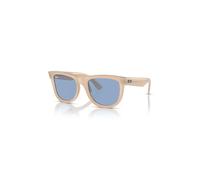 Ray-Ban Sunglasses Unisex Wayfarer Reverse - Opal Beige & Honey Frame Blue Lenses 53-20