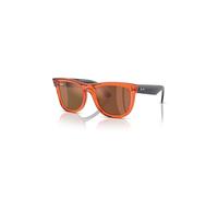 Ray-Ban Sunglasses Unisex Wayfarer Reverse - Transparent Blue Frame Copper Lenses 50-22