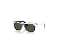 Ray-Ban Sunglasses Unisex Wayfarer Street Neat - White On Black Frame Green Lenses 50-22