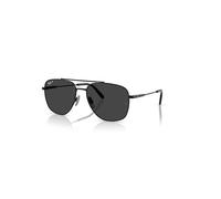 Ray-Ban Sunglasses Unisex William Titanium - Black Frame Black Lenses Polarized 59-17