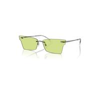 Ray-Ban Sunglasses Unisex Xime Bio-based - Gunmetal Frame Green Lenses 64-15