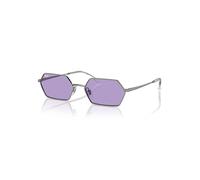 Ray-Ban Sunglasses Unisex Yevi Bio-based - Gunmetal Frame Violet Lenses 55-18