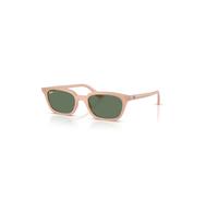 Ray-Ban Sunglasses Unisex Zaya Bio-based - Cloudy Natural Pink Frame Green Lenses 50-19