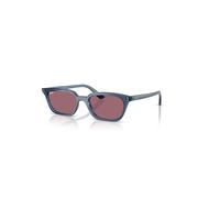 Ray-Ban Sunglasses Unisex Zaya Bio-based - Light Blue Frame Violet Lenses 50-19