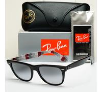 Ray-Ban Sunglasses Wayfarer RB 2140 Black Grey Gradient 1318/3A 54mm Large