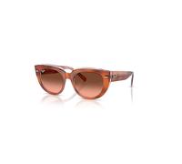 Ray-Ban Sunglasses Woman Doreen - Red Havana On Transparent Multicolour Frame Pink Lenses 49-20
